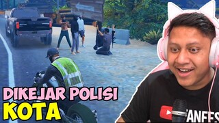 DIKEJAR KEJAR POLISI SATU KOTA - GTA V Roleplay