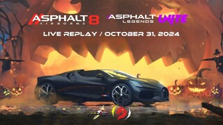 Asphalt 8: Airborne & Asphalt Legends Unite Diwali & Halloween Live Replay Oct 31st, 2024 (GMT+8)