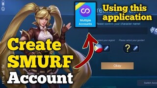 How to create smurf account using dual account or multiple account application