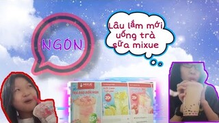 Uống Trà Sữa Mixue Sau Vài Tháng Giãn Cách || Ăn Cùng Linh Lợn☺️ || Vlog