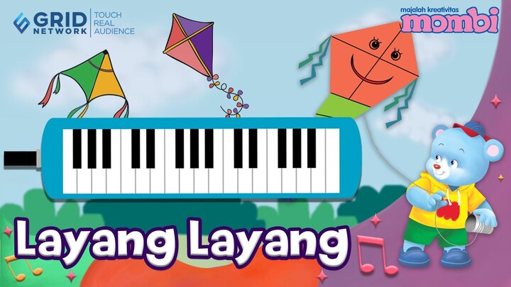 Lagu anak anak - Layang-Layang - Bermain Pianika