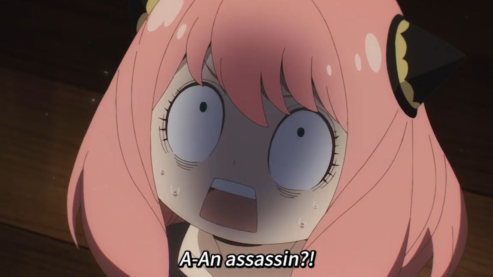 Scared anime face