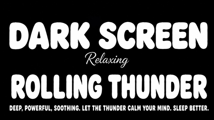 The Thunder Kept Rolling in the Distance and I Fell Asleep Listening 🌧️⚡ | Rolling Thunder