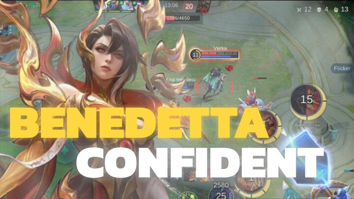 Benedetta X Confident Justin Bieber❗❗ Jadi Hyper Gacor Juga Ni Hero🗿