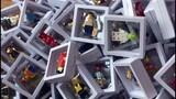 What should I do with the LEGO minifigures in the box?