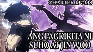 Ang Pagkikita nina Sung Su-ho at Jin Woo!! Solo Leveling Tagalog 197-198