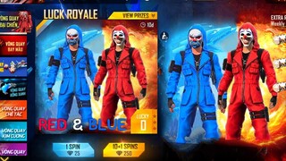 ในที่สุด 🔥 AMAZING ROYALE 😱 RED BUNDLE ❤️ BLUE BUNDLE 💙 FREE FIRE