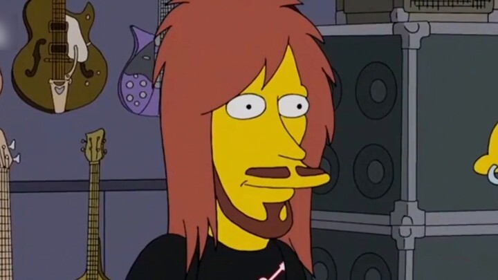 The Simpsons: Ah San becomes a rock singer, Hou Mo is jealous and unrecognizable