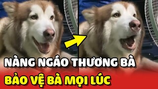 Nàng Ngáo SIÊU THƯƠNG BÀ và phản ứng khi Sen dọa đánh bà 😍 | Yêu Lu