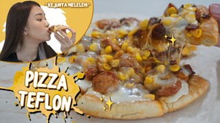 MASAK PIZZA TEFLON SUPER ENAK DAN GAMPANG!