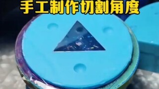 زاوية القطع المصنوعة يدويًا