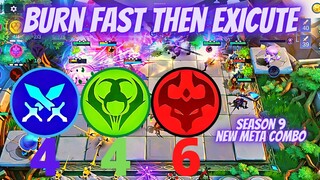 FASTER POISON STACK WITH FAST ORBITING SWORDS NEW META COMBO | MAGIC CHESS SEASON 9 NEW META MLBB