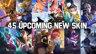 45 UPCOMING NEW SKIN MOBILE LEGENDS (Aspirants & January Collector) - Mobile Legends Bang Bang