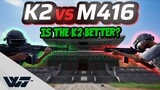 K2 vs M416 - Is the NEW K2 a BETTER weapon? - PUBG