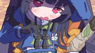 Trash Rabbit in the Trash Can