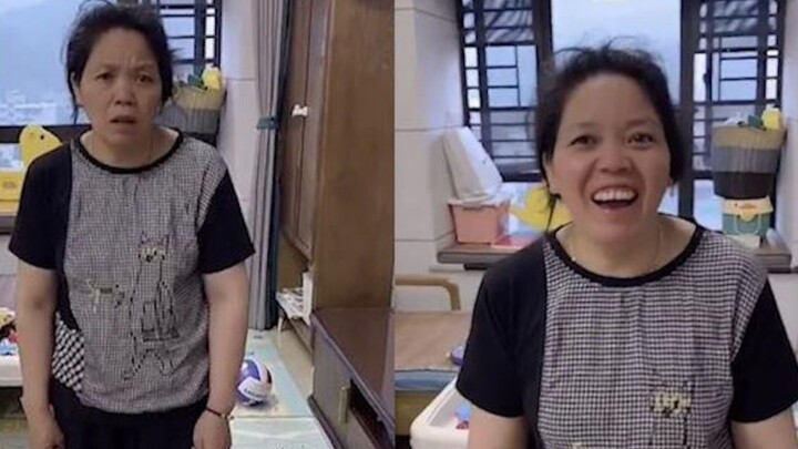 The daughter pretended to tell her mom she was planning to have a third child, and as soon as her mo
