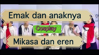 Collab cosplay dengan anak ku🥰