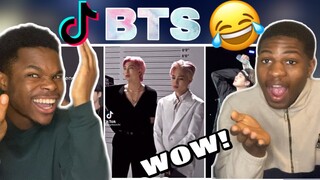 FIRST BTS TIKTOK EDITS COMPILATION REACTION OF 2022 - WOW BEST ONE YET!!! 😂😱