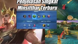 Tutorial Singkat Jago main Minsitthar revamp, skill & Build Mobile legends