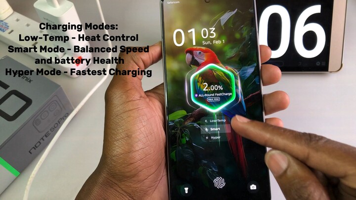 Infinix NOTE 50 PRO Charging Experiment With 90W Wired Charging Brick