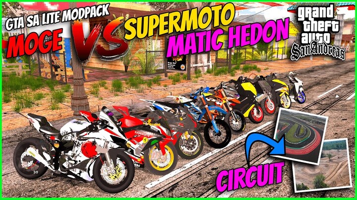 DOWNLOAD GTA SA LITE ANDROID MOD MOGE - MATIC - SUPERMOTO HEDON TERBARU 2023 ❗❗❗