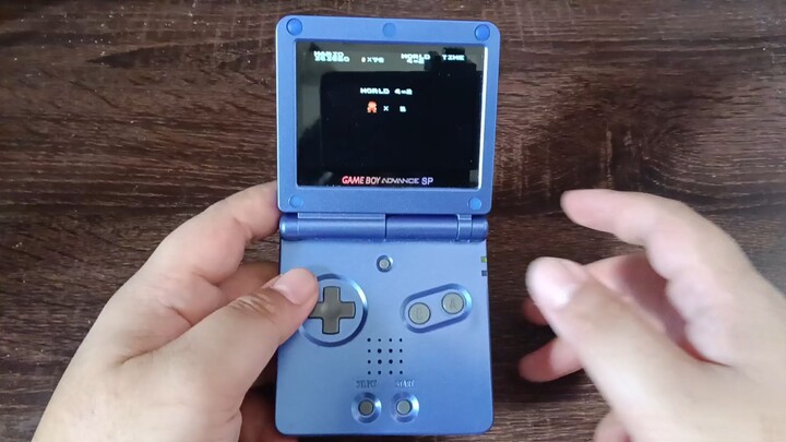 Super Mario Bros - the lost level on GBA SP World 4-2