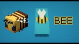 Banner design ideas: How to make a BEE banner in Minecraft!