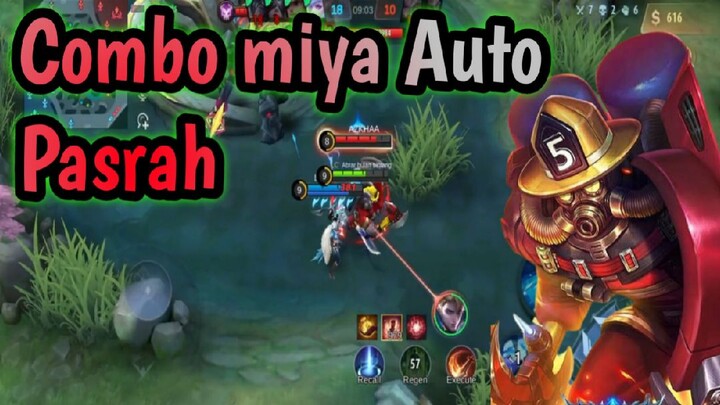 combo miya user jonson rasa assasing Lawan pada pasrah