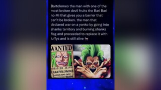 follow my twitter in bio㊙️bartolomeoonepiece shanks luffy onepiece EatFreshRefresh CODAduets anime fypシ xyzbca xanslondon zoro sanji fy