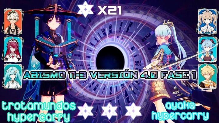 ABISMO 11-3 fase 1 VERSIÓN 4.0 | GENSHIN IMPACT en Español
