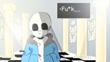 【undertale】The trial of sans pronounced the wrong line?