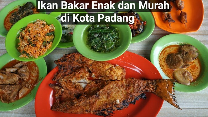 DAHSYAT !! KERAPU BAKAR + SAMBALADO IJAU, Ikan Bakar Enak dan Murah di Kota Padang
