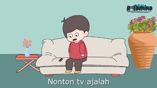 ketika lagi asyik nonton tv. yt artanimasi