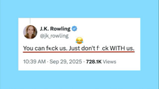 JK Rowling's "divine-level correction" this time has been absolutely stunning!