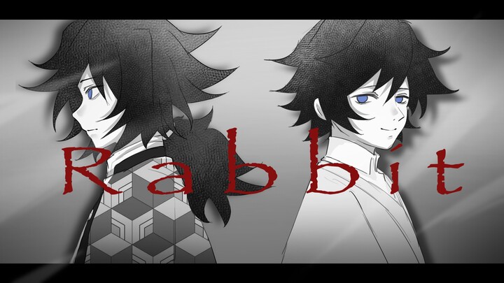 [Demon Slayer / Agatsuma Zenitsu–Centric Handwritten Note] rabbit [B-style Support]