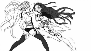 °• Daki vs Awakened Nezuko | Kimetsu no Yaiba | Money •°