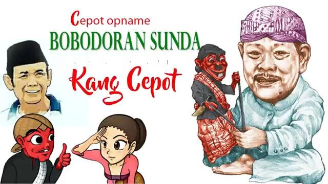 wayang bodor Cepot BI ijem sareng Asep taruna