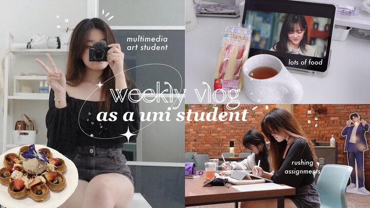 weekly uni vlog 🥞 art assignment, what i eat in a week 大学生日常VLOG