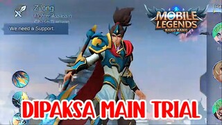 DIPAKSA MAIN TRIAL KARENA AKUN BARU | MOBILE LEGENDS BANG BANG INDONESIA | GAME ML | MOBILE LEGENDS