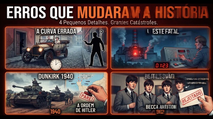 ERROS QUE MUDARAM A HISTÓRIA