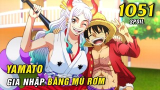 [ Spoiler One Piece 1051 ] Yamato gia nhập băng Mũ Rơm , Momonosuke trở thành tướng quân