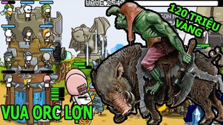 Grow Castle 120 TRIỆU VÀNG TƯỚNG ORC CƯỠI LỢN DAME TO NHẤT NGƯỜI QUE - TOP GAME ANDROID IOS THÀNH EJ