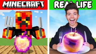 Eating Every Food In Minecraft In Real Life…