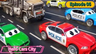 Hero Cars City Season 1 (Episode 6) The Cars Or Factory