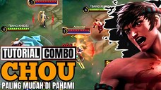 Tutorial cara combo chou yang mudah di pahami!. MLBB/MOBILE LEGENDS