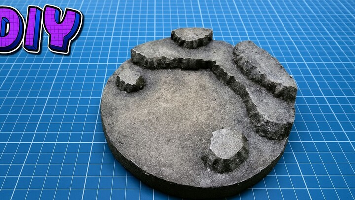 How to Make a Ground Base for Action Figures and Dioramas.