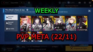 Luận bàn Meta PvP (22/11) | Hết Yuna tới Seo thay phiên gánh =)))))