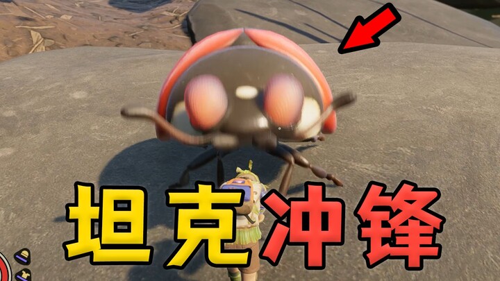 One-on-one with a ladybug—except this one's car-sized!