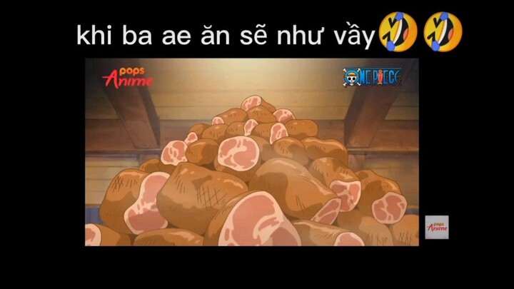 đây là khi ba ae ăn thịt😂😂