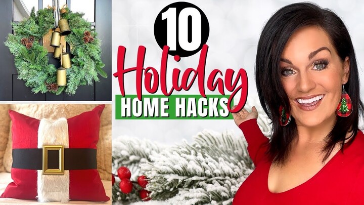 10 EASY Holiday HOME HACKS That Will Blow Your Mind!